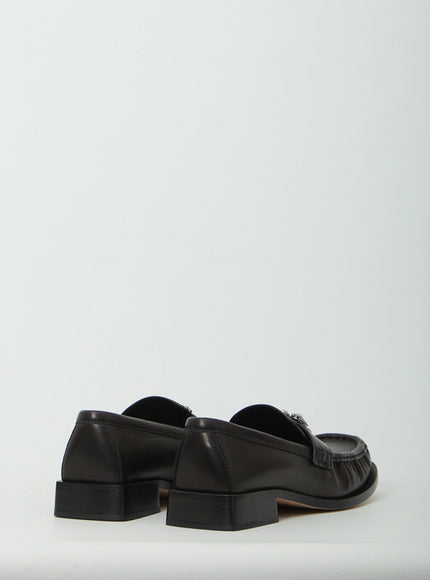 Roger Vivier Viv' Rangers Leather Loafers