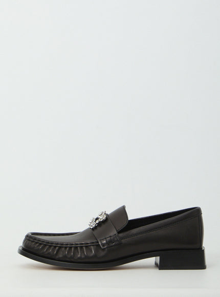 Roger Vivier Viv' Rangers Leather Loafers
