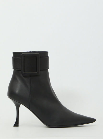 Roger Vivier Viv' Ville Booties Black
