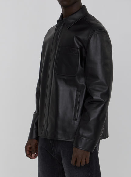 Loewe Overshirt In Lambskin Nappa