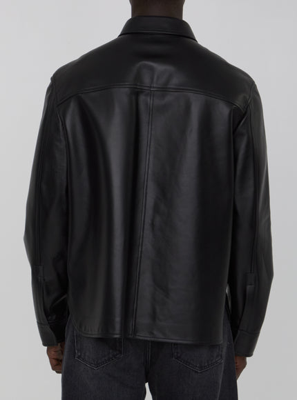 Loewe Overshirt In Lambskin Nappa