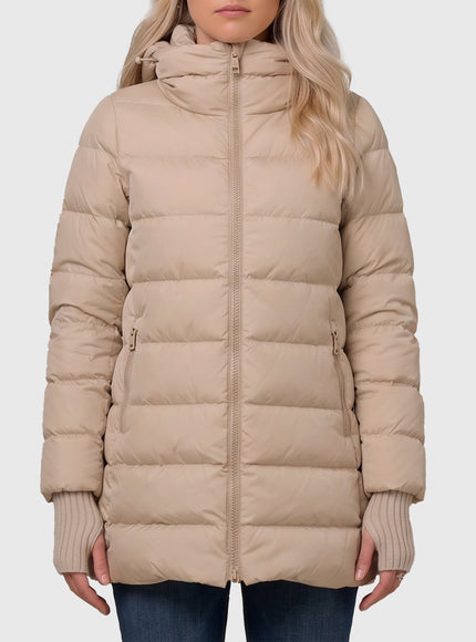 Herno 2-layer Nylon Puffer Jacket Beige