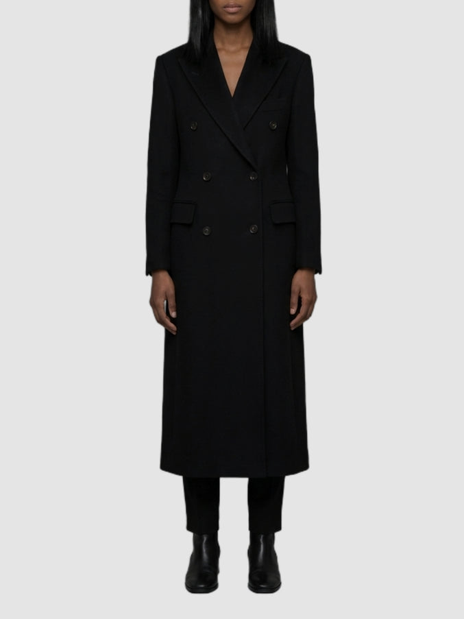 Tagliatore Caitlyn Double-breasted Coat Black