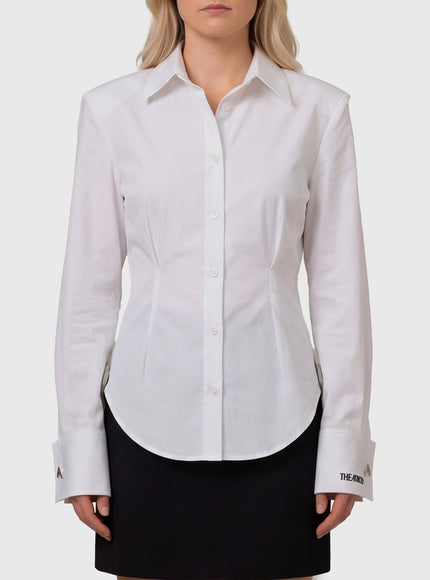 The Attico Cotton Poplin Shirt White