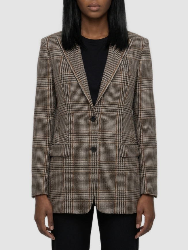 Tagliatore Bertha Single-breasted Jacket Brown