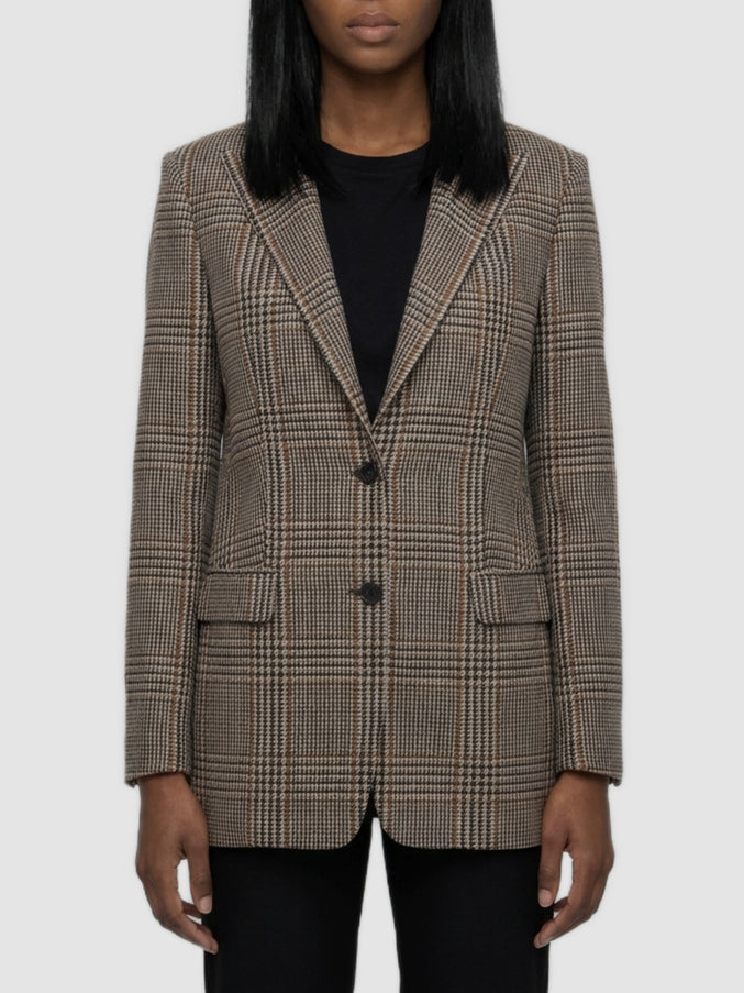Tagliatore Bertha Single-breasted Jacket Brown