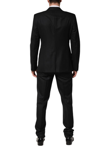 Dolce & Gabbana Single Breasted Two-Piece Jacquard Suit
