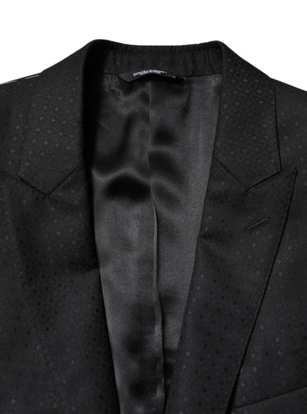 Dolce & Gabbana Single Breasted Two-Piece Jacquard Suit