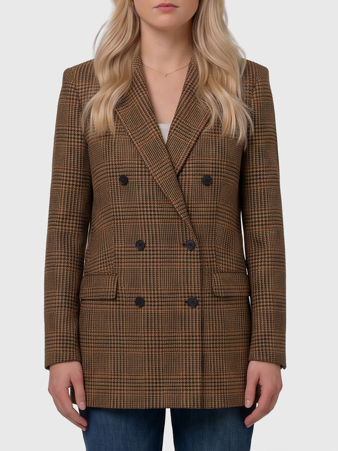 Tagliatore Jasmine Double-breasted Jacket Brown