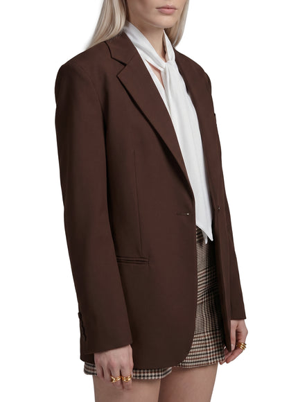 Federica Tosi Blazer Over Single-breasted Frescolana