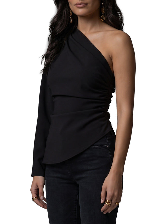 Federica Tosi One-shoulder Cady Blouse