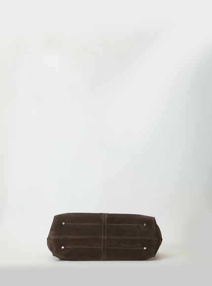 Tod's Suede Leather Shopping Bag