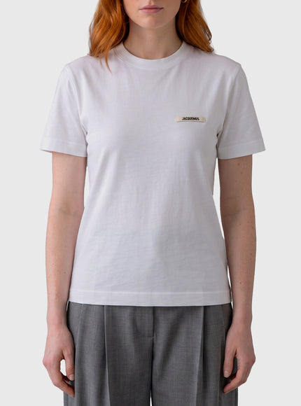 Jacquemus Gros Grain Cotton T-shirt White