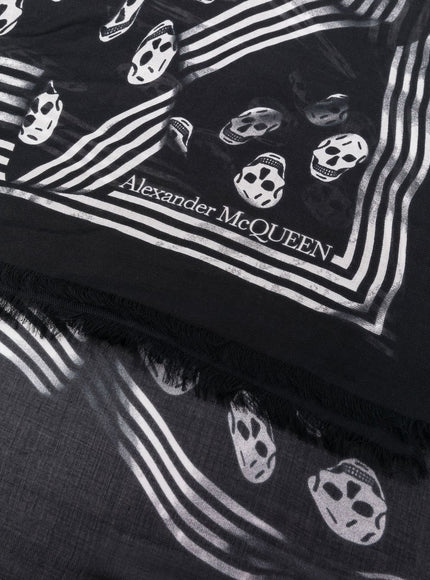 Alexander McQueen Scarfs Black