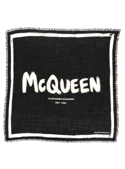 Alexander McQueen Scarfs Black