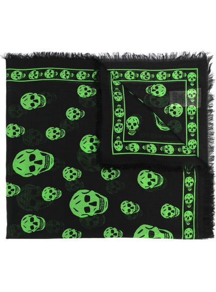 Alexander McQueen Scarfs Black