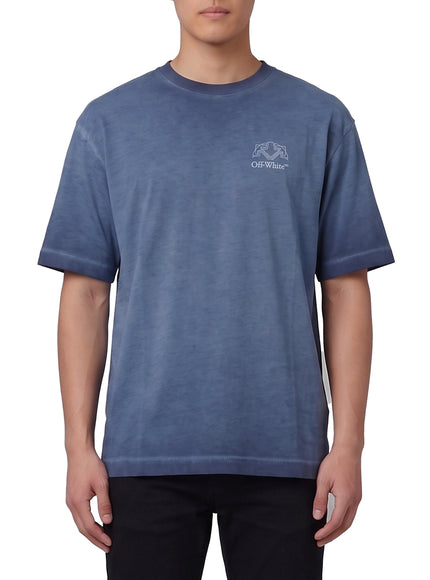 Off White Offline Half Arrow Skate T-shirt Blue