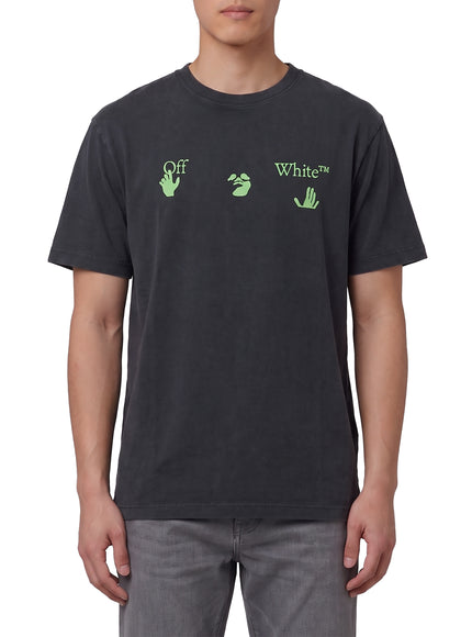 Off White Bacco Arrow Skate T-shirt Black