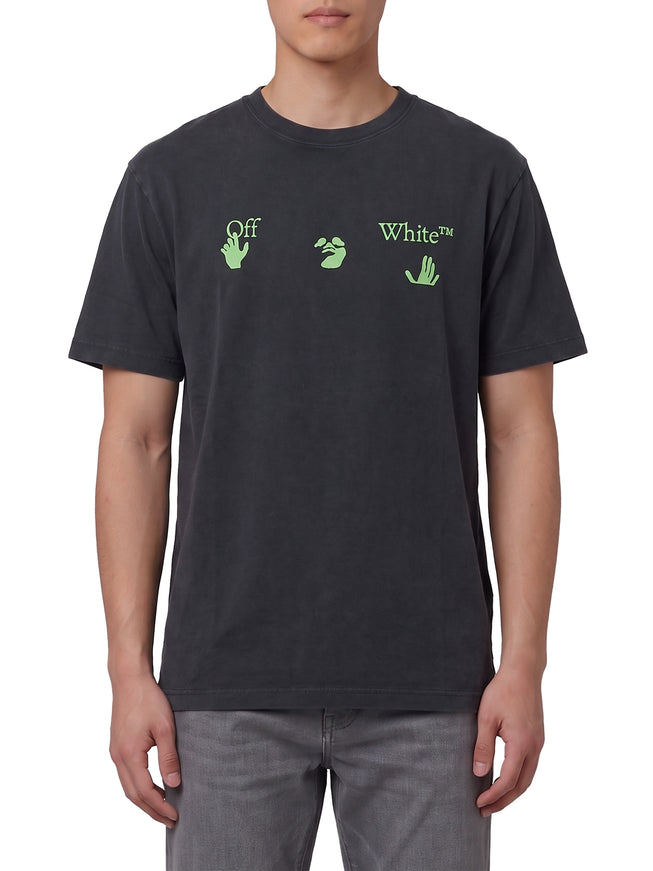 Off White Bacco Arrow Skate T-shirt Black
