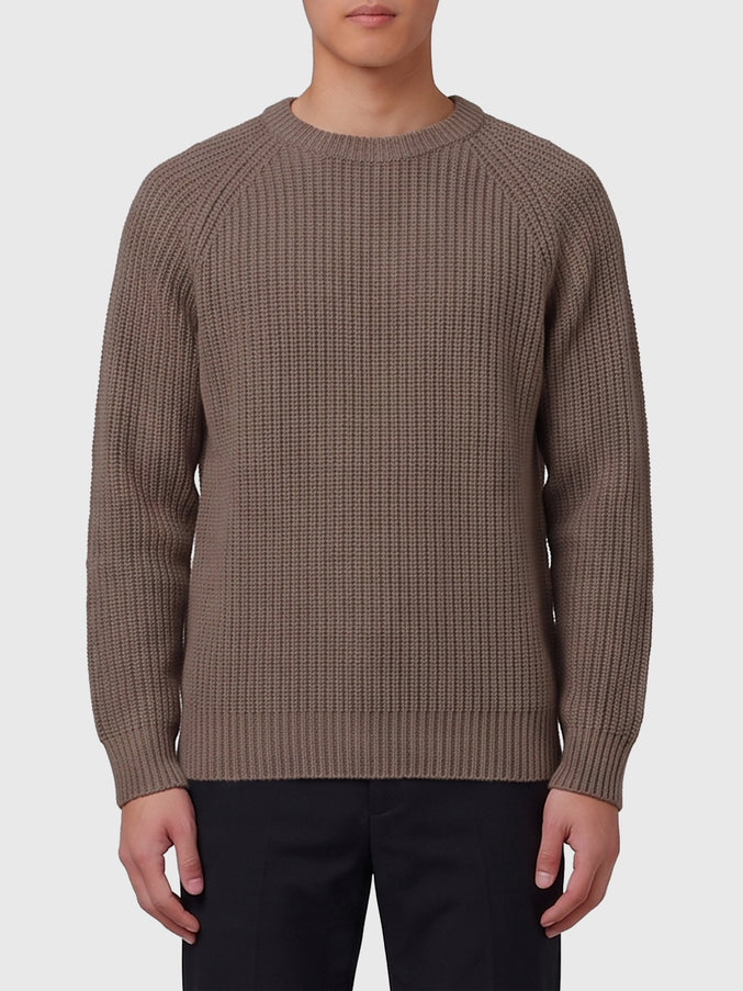 Lisa Yang Soren Crewneck Sweater Brown
