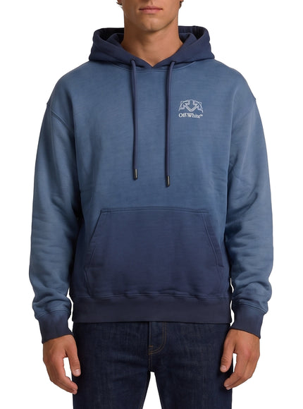 Off White Offline Half Arrow Skate Hoodie Blue