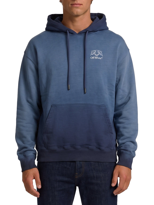 Off White Offline Half Arrow Skate Hoodie Blue
