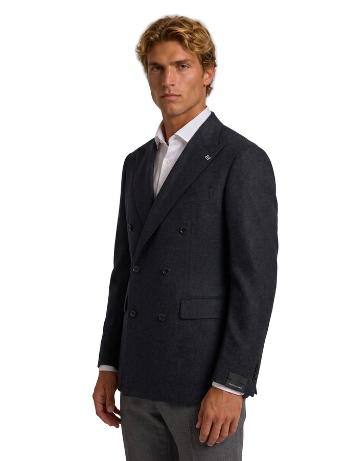 Tagliatore New York Double-breasted Virgin Wool Jacket