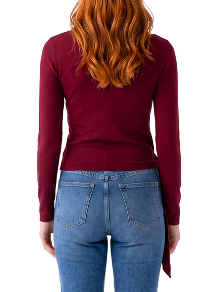 Federica Tosi Cut-off Top With Sash