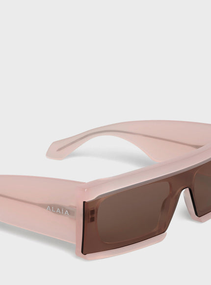 Alaia Rectangular Mask Sunglasses