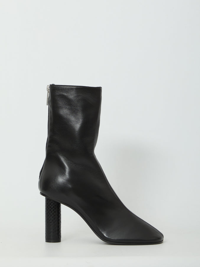 Paris Texas Alice 85 Calf Boots Black