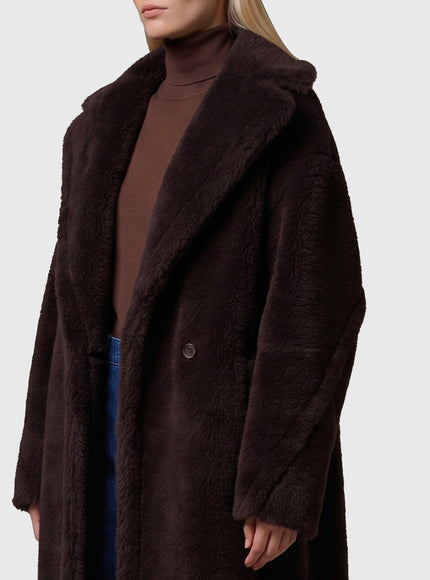 Max Mara Dark Brown Teddy Bear Coat