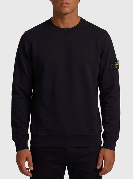 Stone Island Black Crewneck Sweatshirt Black