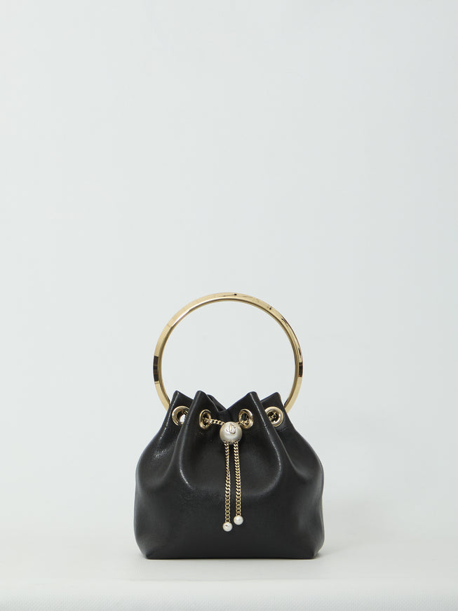 Jimmy Choo Black Bon Bon Bag QT Black