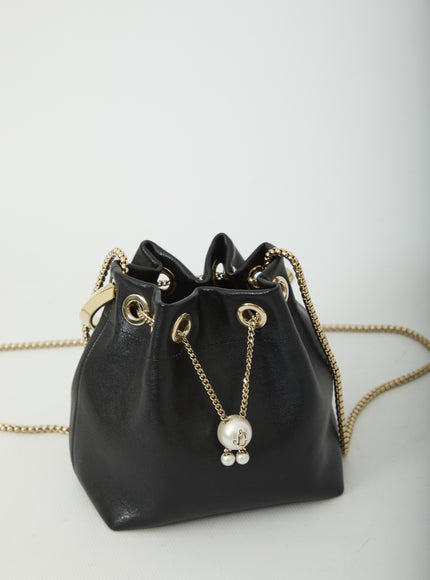 Jimmy Choo Black Bon Bon Bag