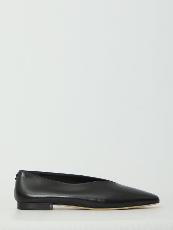 Jimmy Choo Margot Flat Ballets Black