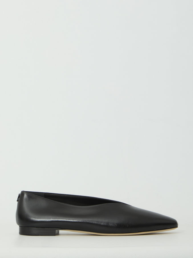 Jimmy Choo Margot Flat Ballets Black