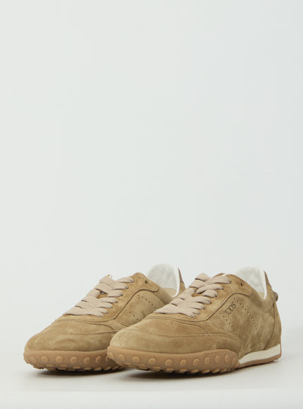 Tod's Cappuccino Suede Sneakers