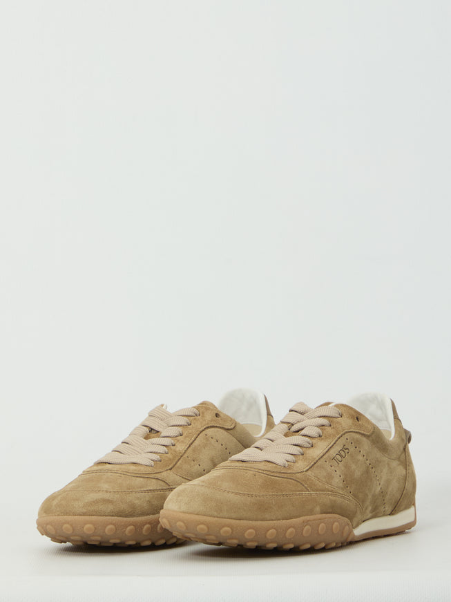Tod's Cappuccino Suede Sneakers