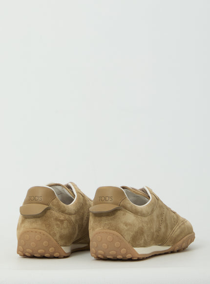Tod's Cappuccino Suede Sneakers
