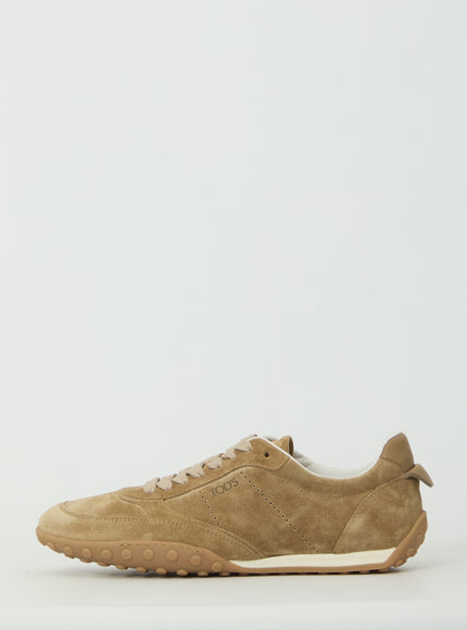 Tod's Cappuccino Suede Sneakers