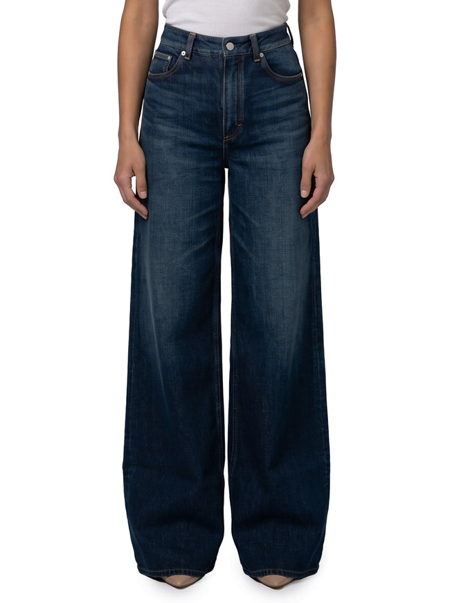 Alaia Palazzo Denim Jeans Blue