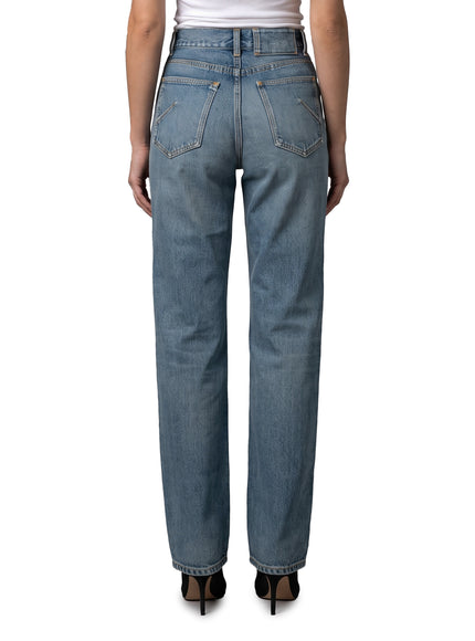 Alaia Straight-leg Denim Jeans
