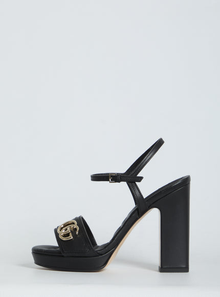 Gucci Sandals With Platform And Double G