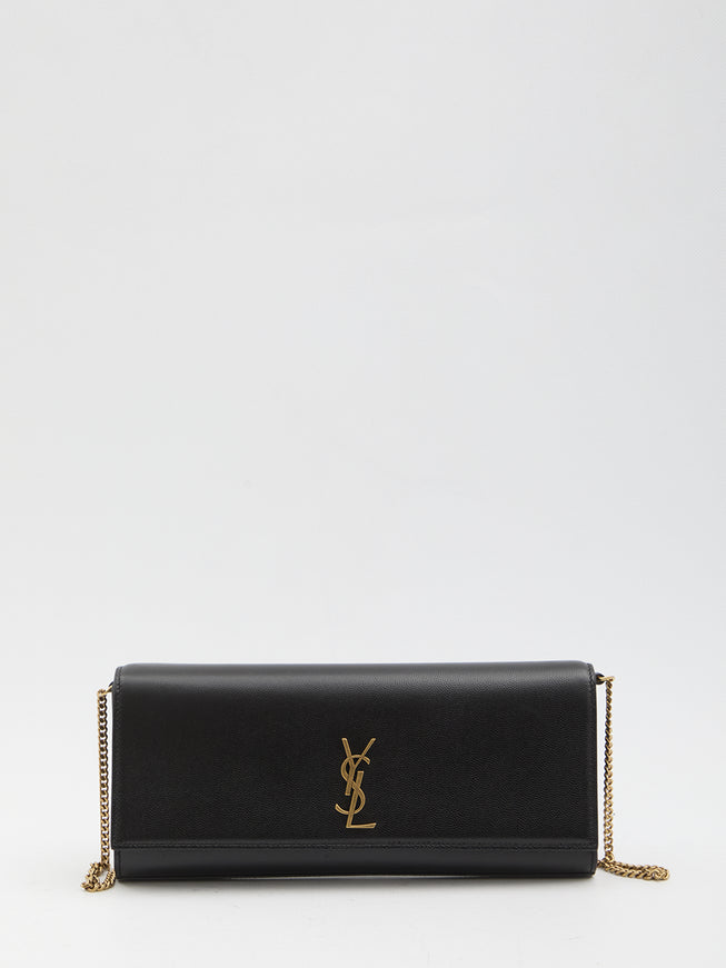 Saint Laurent Kate Baguette Clutch QT Black