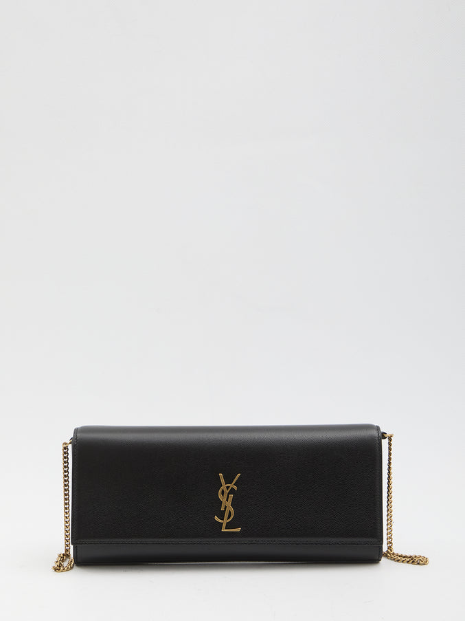 Saint Laurent Kate Baguette Clutch QT Black