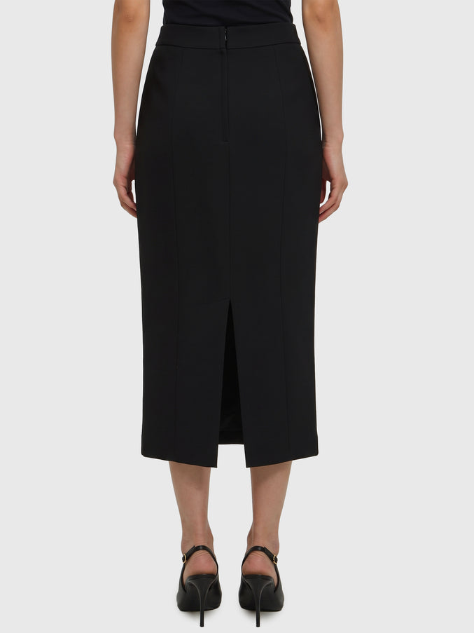 Dolce & Gabbana Virgin Wool Midi Skirt