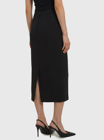 Dolce & Gabbana Virgin Wool Midi Skirt