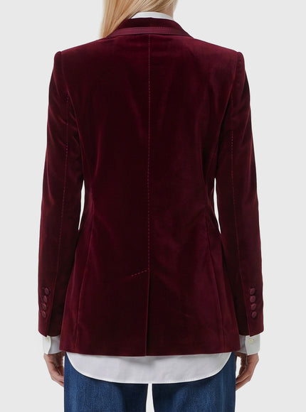 Dolce & Gabbana Single-breasted Velvet Jacket