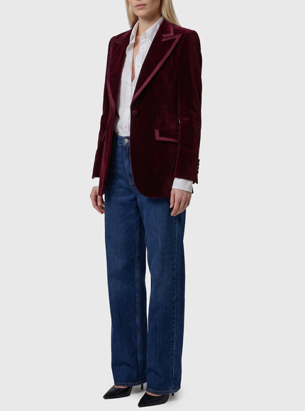 Dolce & Gabbana Single-breasted Velvet Jacket