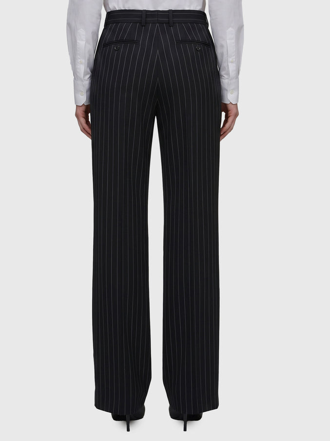 Dolce & Gabbana Wool Chalk Stripe Trousers